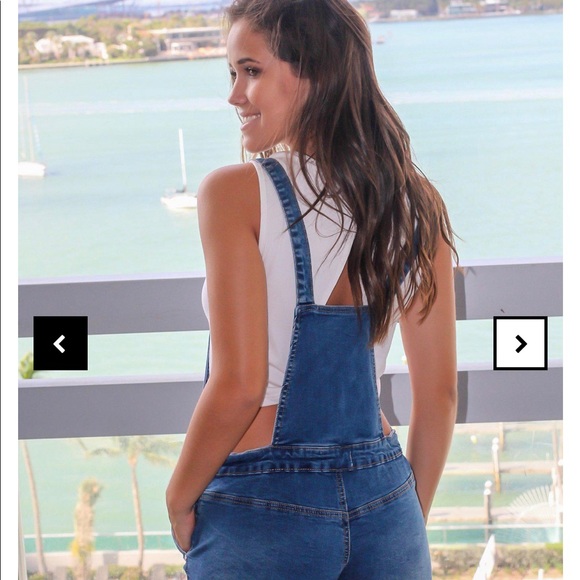 Denim Overalls - Picture 2 of 4